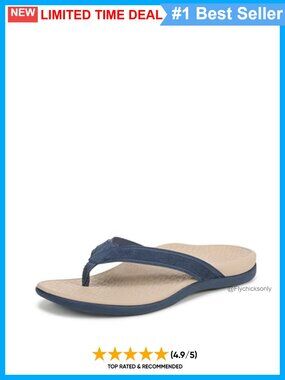 Vionic Tide 2.0 Orthotic Sandals Arch Support Slip On Leather